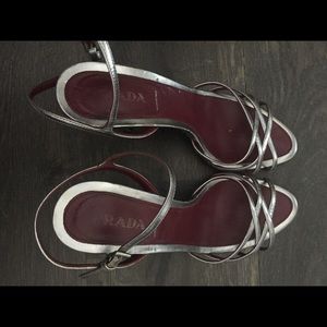 Prada strappy heels